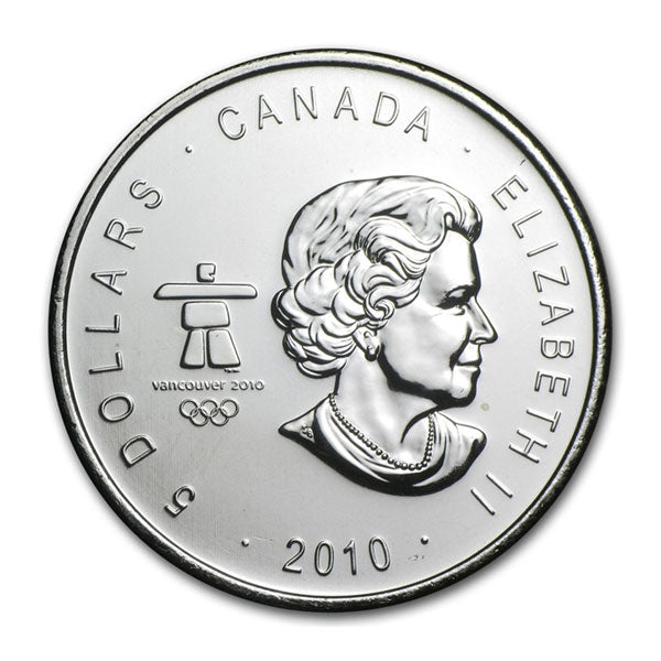 2010 1 Oz Canadian Silver Maple Leaf - Winter Olympics image 1