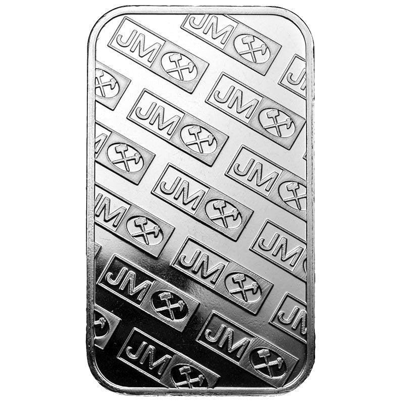 1 Oz Vintage, Premium Johnson Matthey Silver Bar image 1