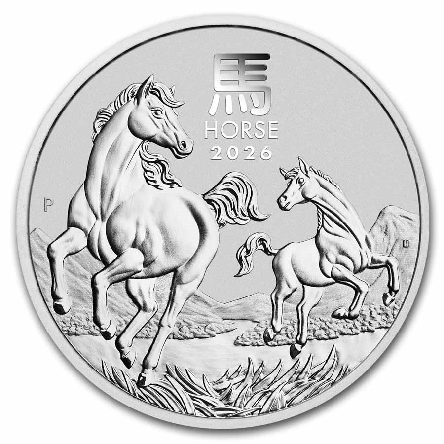 2026 1 oz Lunar III Horse Silver Coin (Australia) image 0