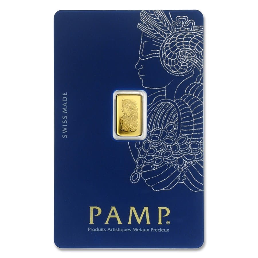 1 gram Gold PAMP Suisse Lady Fortuna (w/certificate) image 0