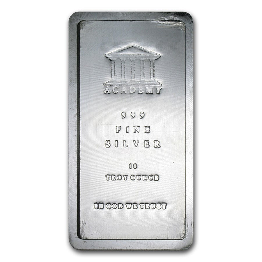 10 oz Academy Stacker Silver Bar