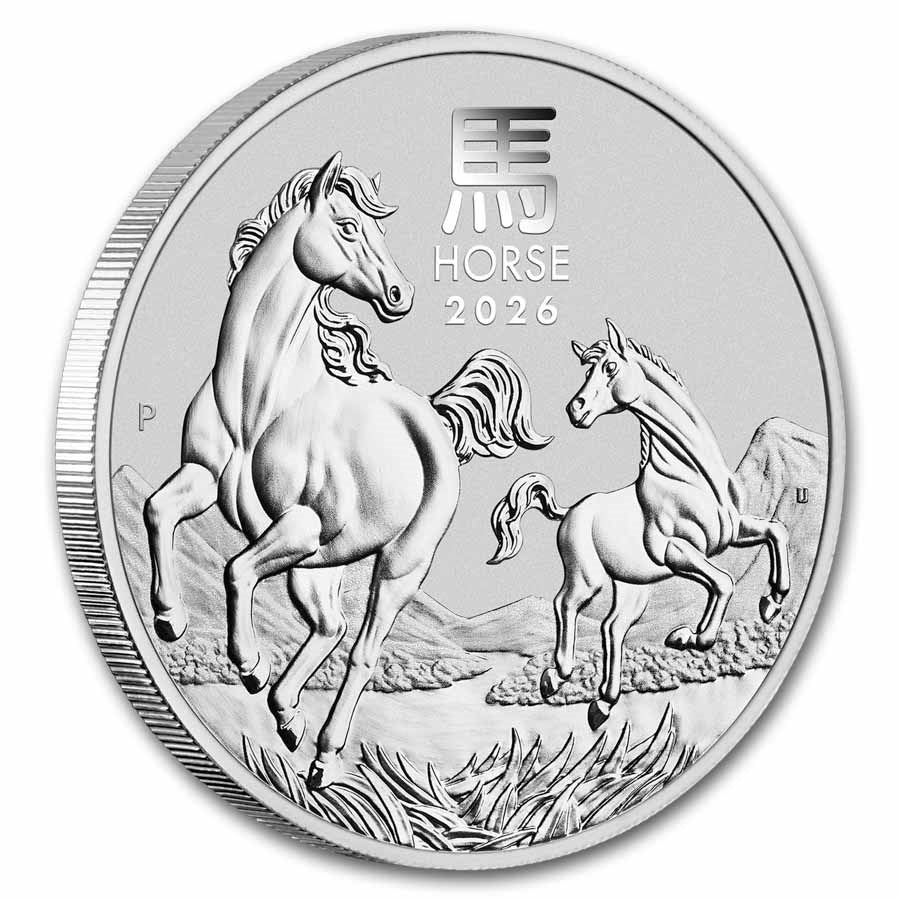 2026 1 oz Lunar III Horse Silver Coin (Australia) image 2