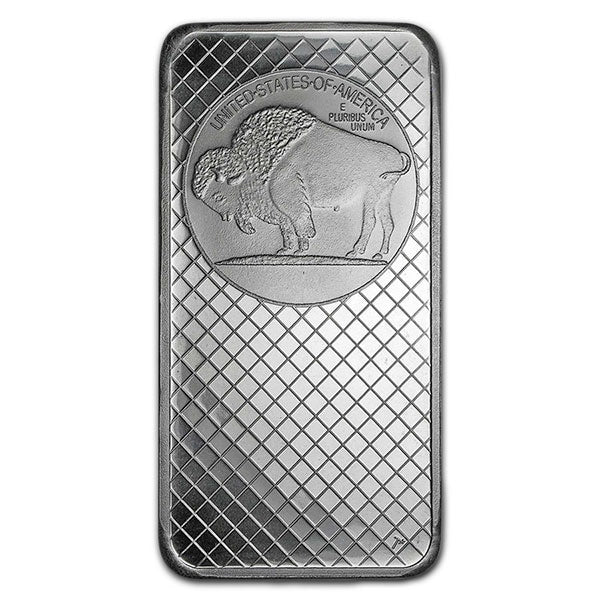 10 oz Buffalo Design 0.999 Pure Silver Bar