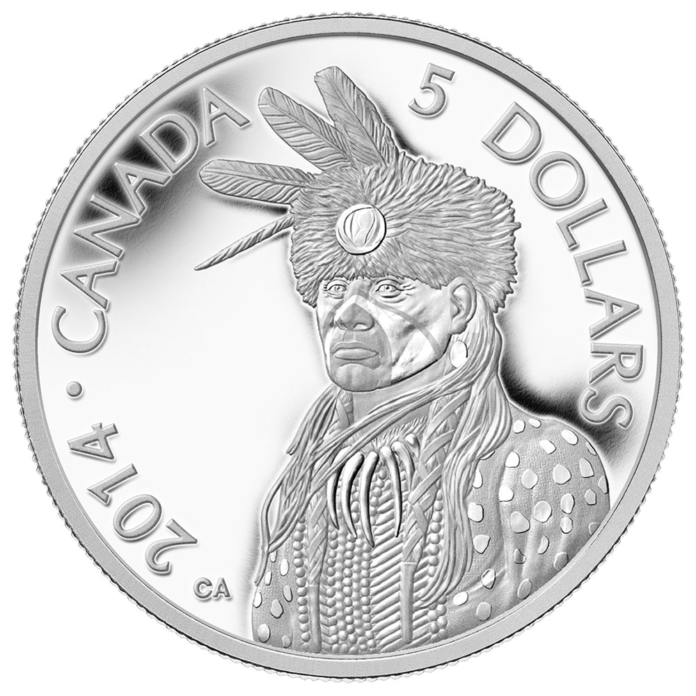 2014 $5 Portrait Of Nanaboozhoo - Pure Platinum Coin image 0