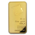 10 oz Gold Bar - Valcambi Suisse (w/Assay) image 0