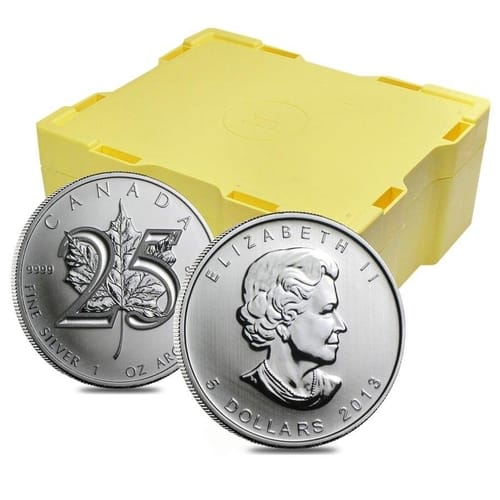 1 Oz Silver Coin 25th Anniversary 2013 image 3