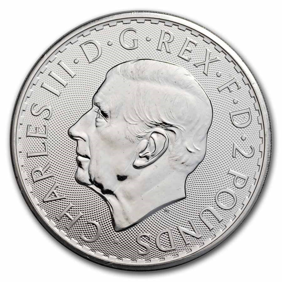 2024 1 oz Silver Britannia Coin BU (King Charles III)