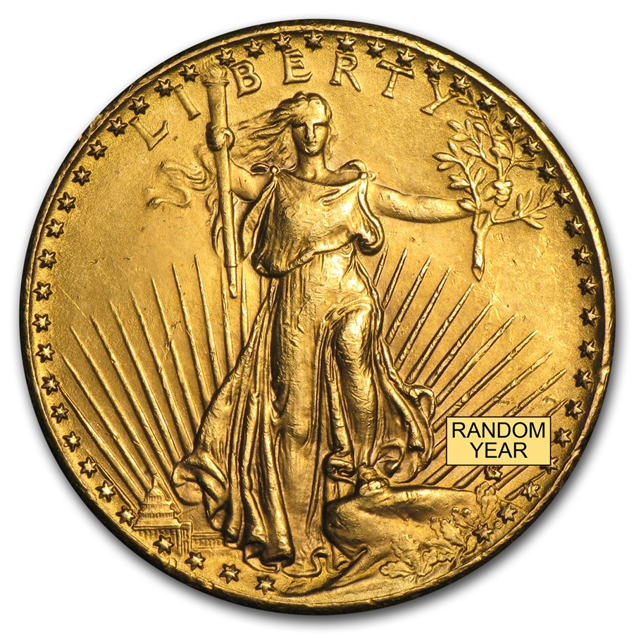 $20 Saint-Gaudens Gold Double Eagle Coin image 1