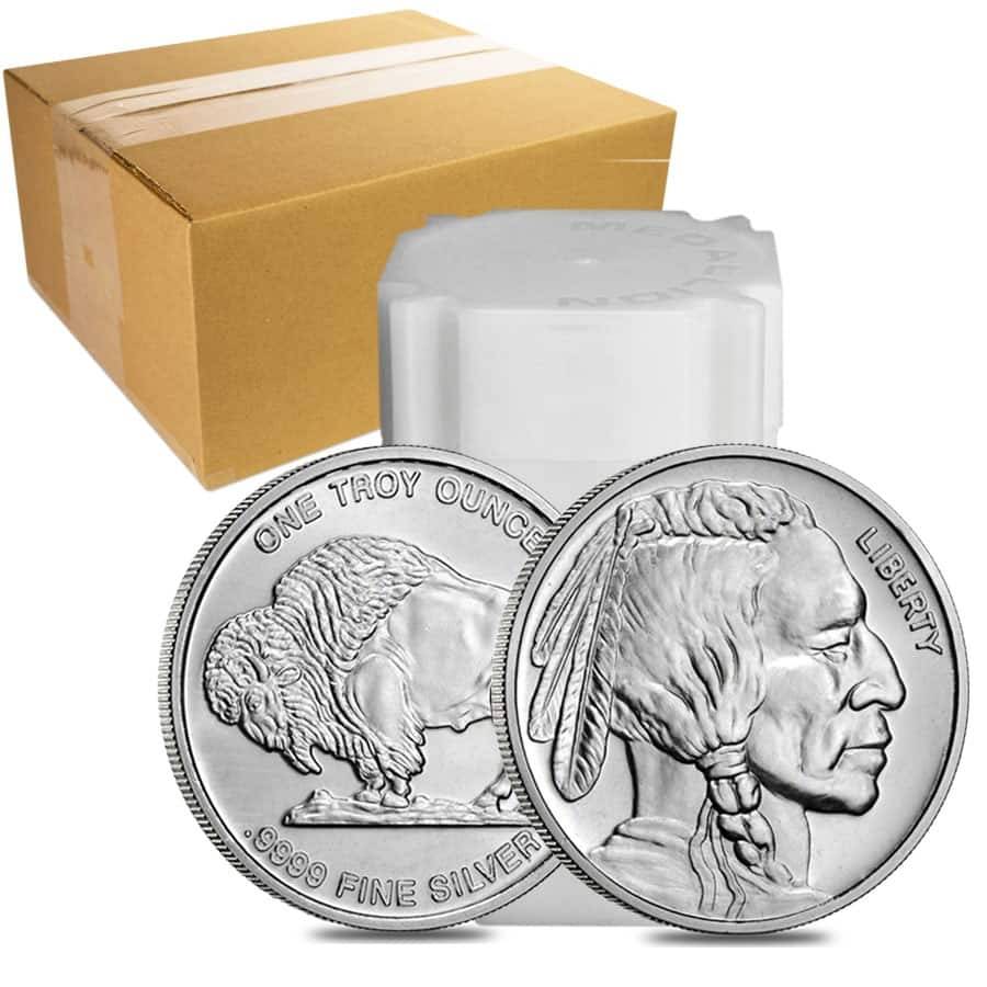 1 oz Pure Silver Liberty Round - Buffalo image 3