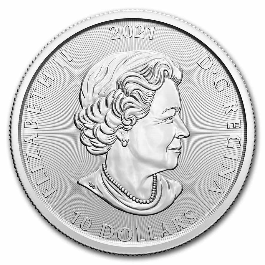 2021 Canada 2 oz Silver Creatures of the North Werewolf image 1