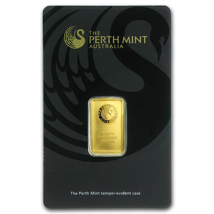 5 gram Gold Bar - The Perth Mint (In Assay) image 0