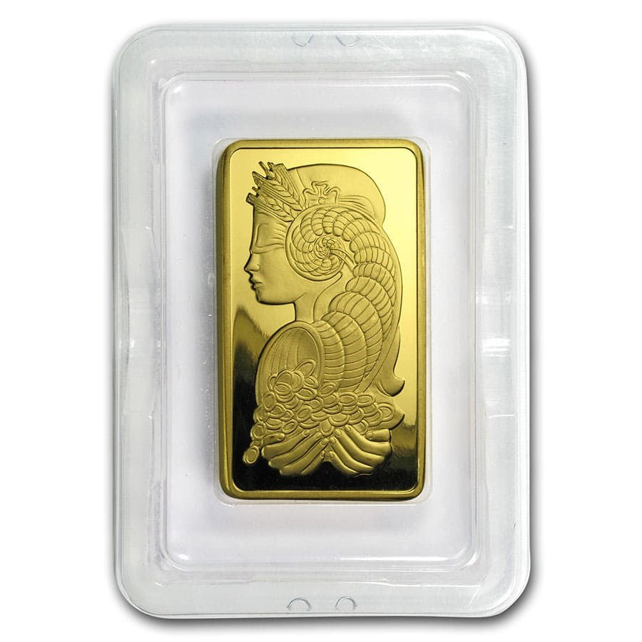 10 oz Gold Bar - PAMP Suisse Lady Fortuna (w/Assay) image 0