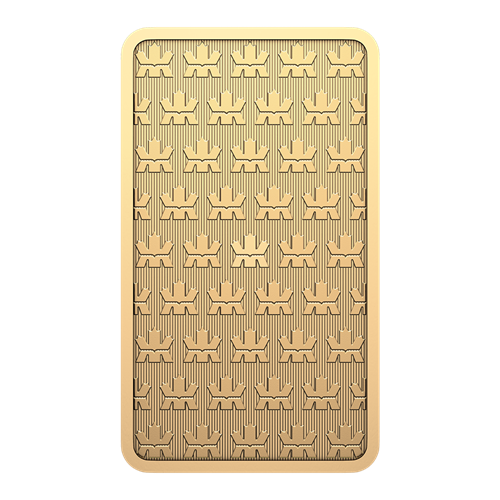 1 oz Royal Canadian Mint Gold Bar (RCM) New Style image 3