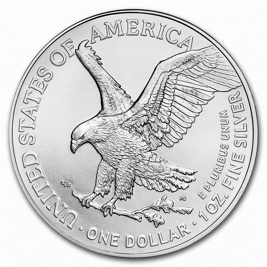 2022 1 oz American Silver Eagle Coin BU (Copy) image 1