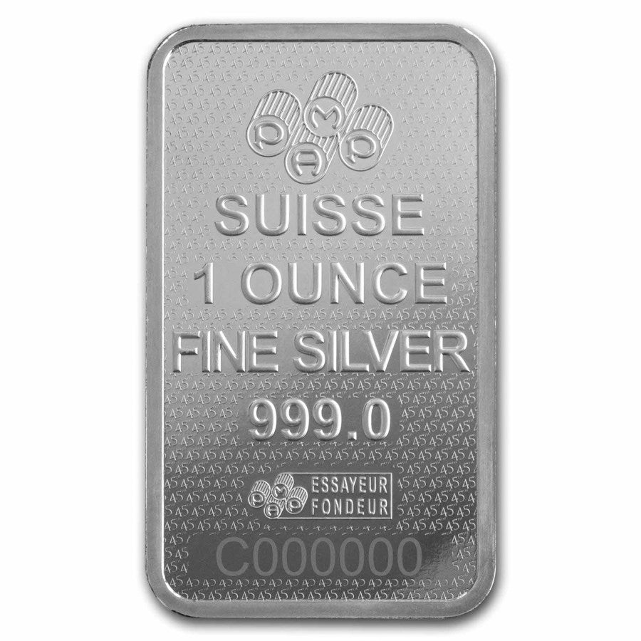 1 oz PAMP 45th Anniversary Lady Fortuna Silver Bar (In Assay) image 3