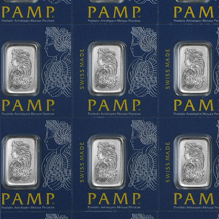 25x1 gram Platinum Bar - PAMP Suisse Fortuna Multigram+25 (In Assay) image 2