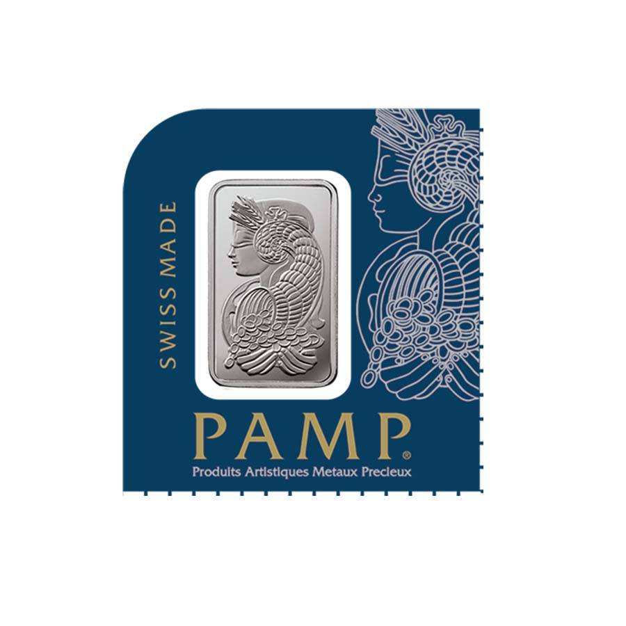 1 Gram Platinum Bar - PAMP Suisse (w/Assay) image 0