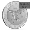 1/2 oz Canadian Silver Red-Tailed Hawk Coin (Random Year) image 0