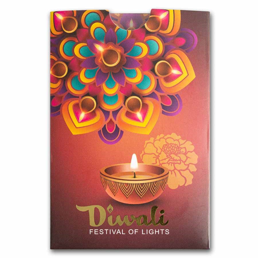 2025 5 gram Gold Bar - PAMP Suisse Diwali Lakshmi &amp; Rangoli image 5
