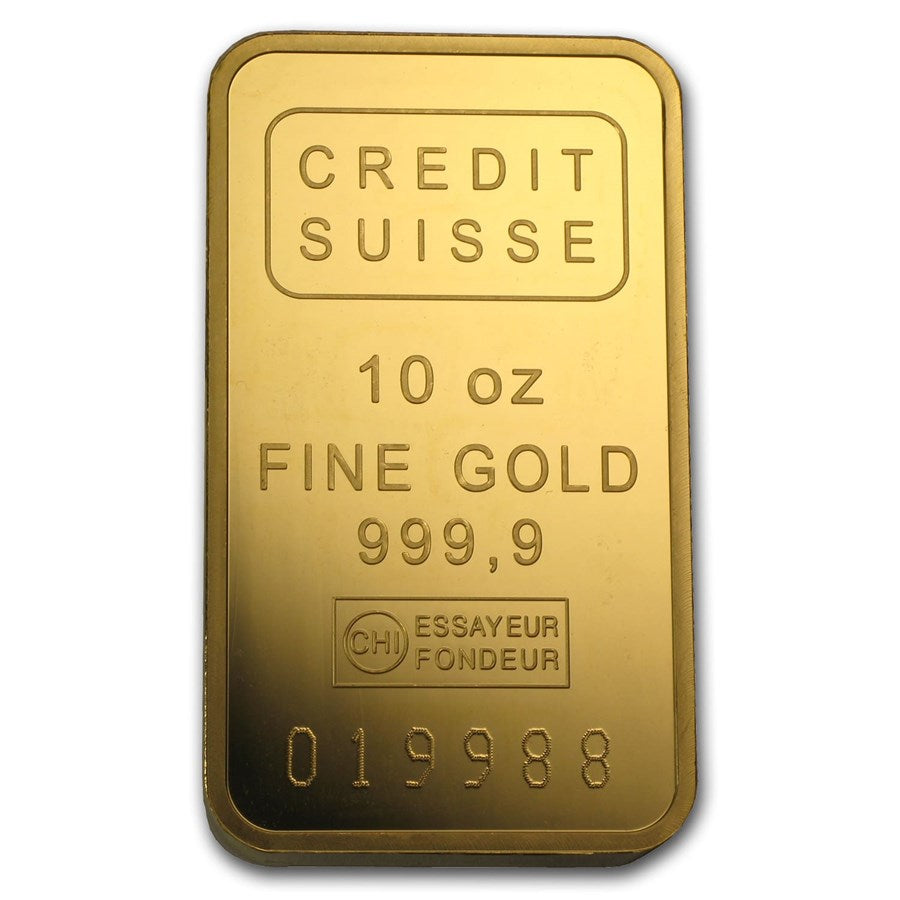 10 oz Credit Suisse Gold Bar image 0