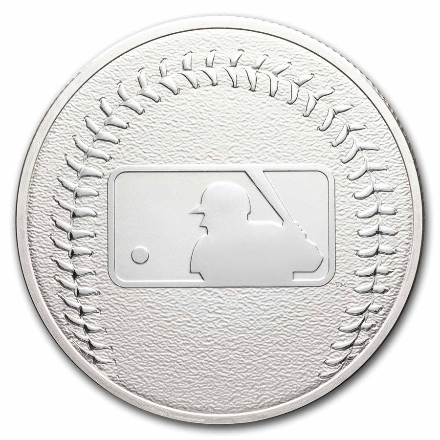 1 oz Silver Round - Major League Baseball (MLB) Logo image 0