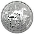 2014 Australia 1/2 oz Silver Year of the Horse BU (Series II) image 0