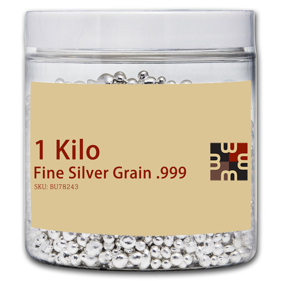 1 Kilo Fine Silver Grains .999 image 0