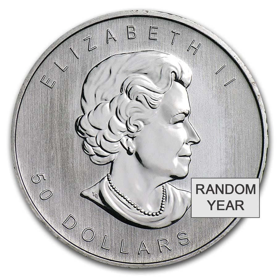 Canada 1 oz Platinum Maple Leaf (Random Year) image 1