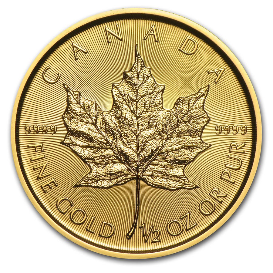 2021 Canada 1/2 oz Gold Maple Leaf image 0