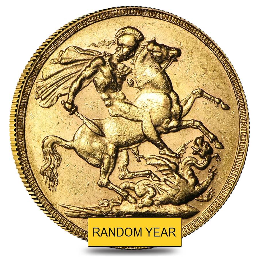 British Gold Sovereign Coin (Random Year) image 0