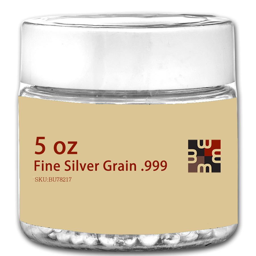 5 Oz Fine Silver Grains .999 image 0