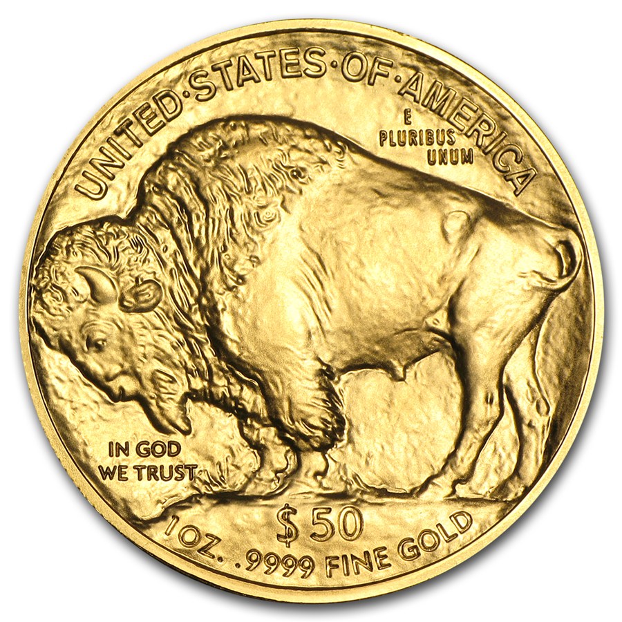 1 Oz. USA Gold Buffalo Coin, .9999- Random Year image 1