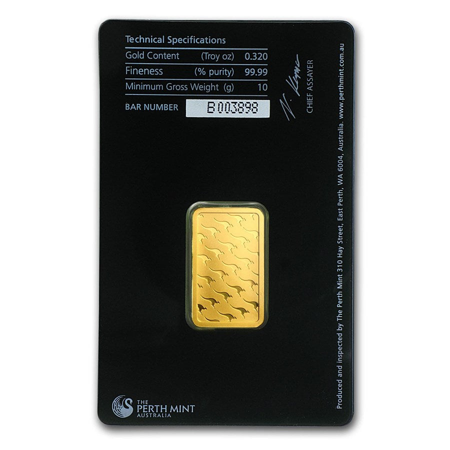 10 gram Gold Bar - Perth Mint image 1