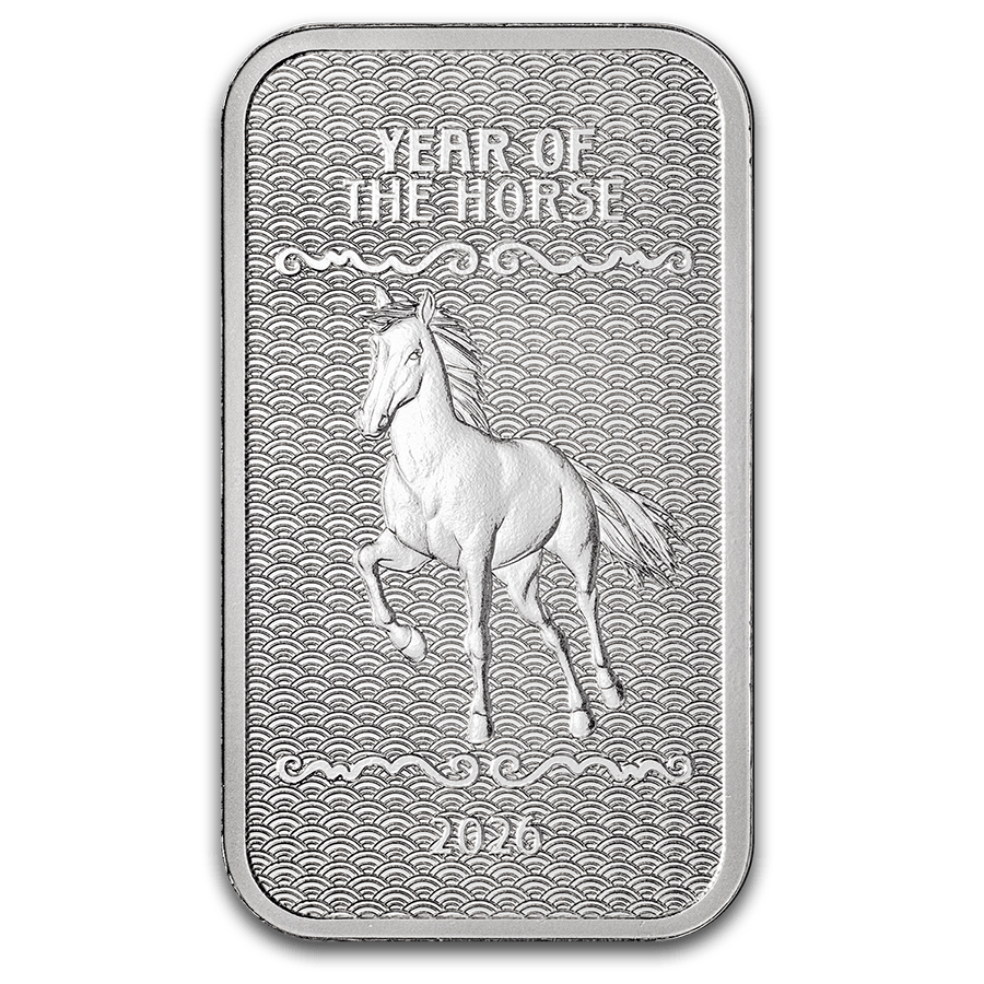 1 Oz PAMP Year of the Horse Silver Bar 2026 image 0