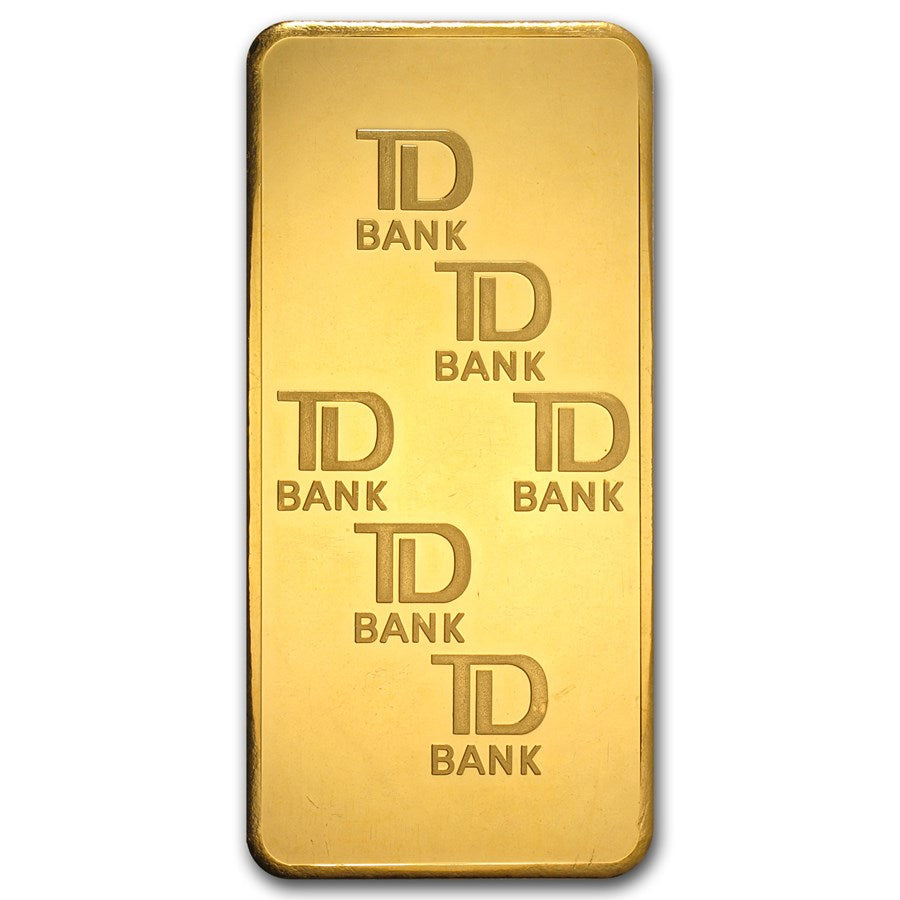10 oz Gold Bar - Johnson Matthey (TD Bank) image 1