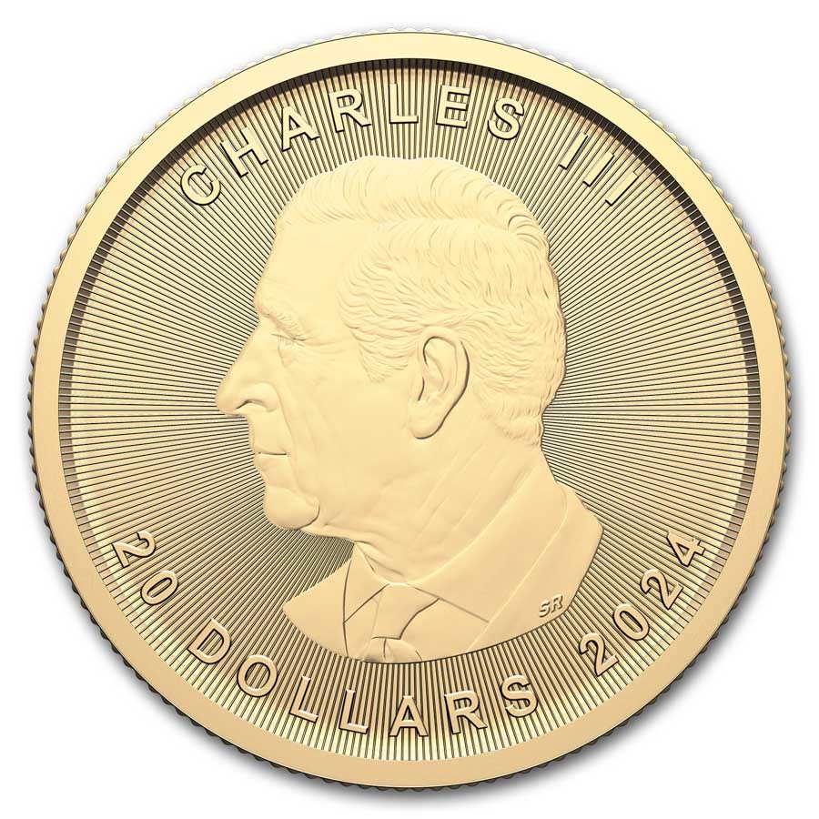 2025 Canada 1/2 oz Gold Maple Leaf BU image 1