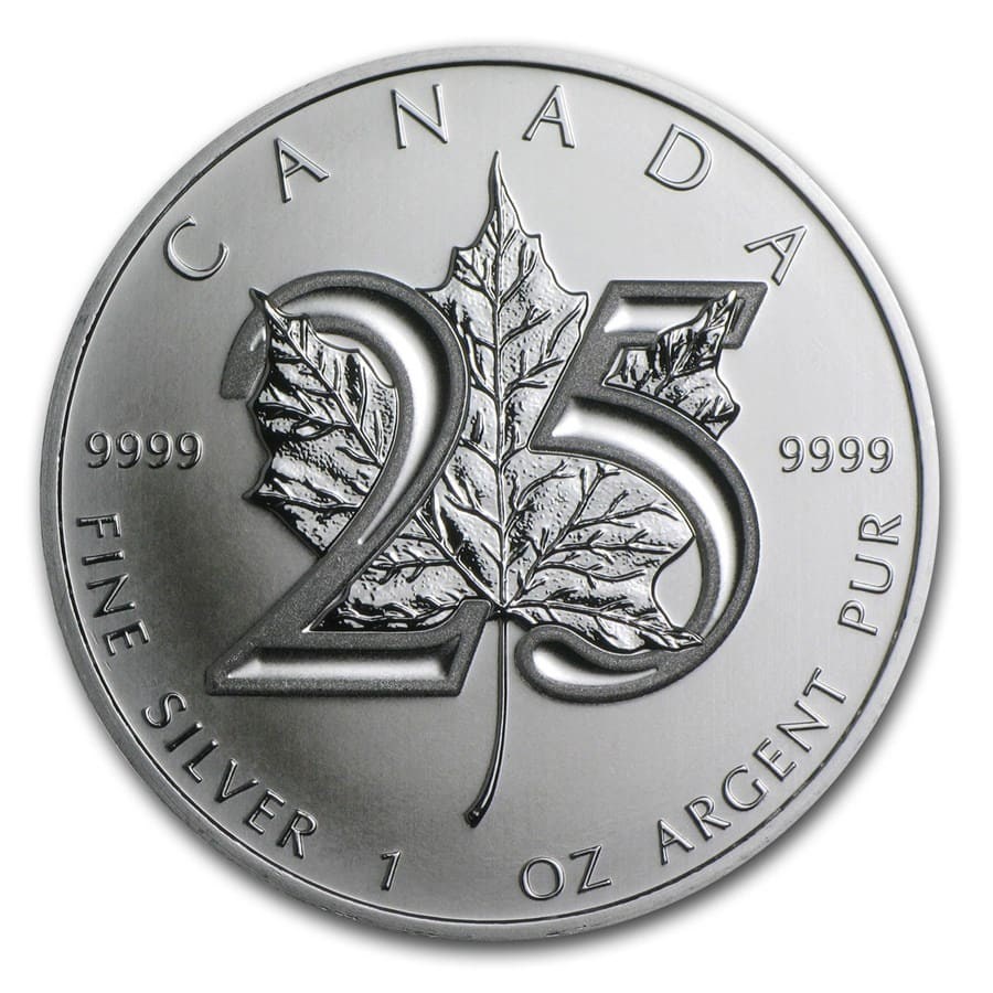 1 Oz Silver Coin 25th Anniversary 2013 image 0