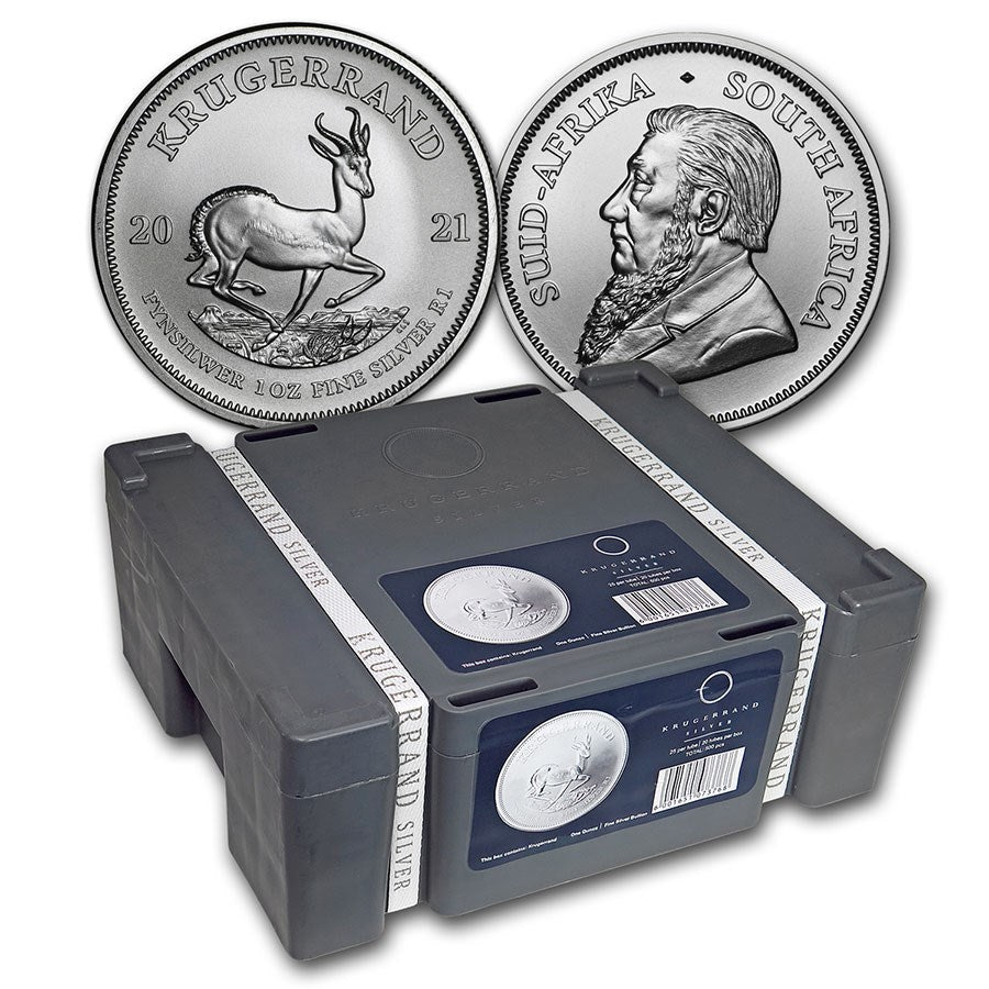 2021 South Africa 1 oz Silver Krugerrand image 3