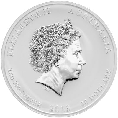 1 Kilo Silver Year of the Snake Bullion Coin image 1