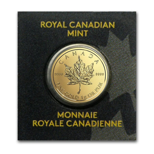 1 gram Gold Maple Leaf - Maplegram 25™ (In Assay) image 0