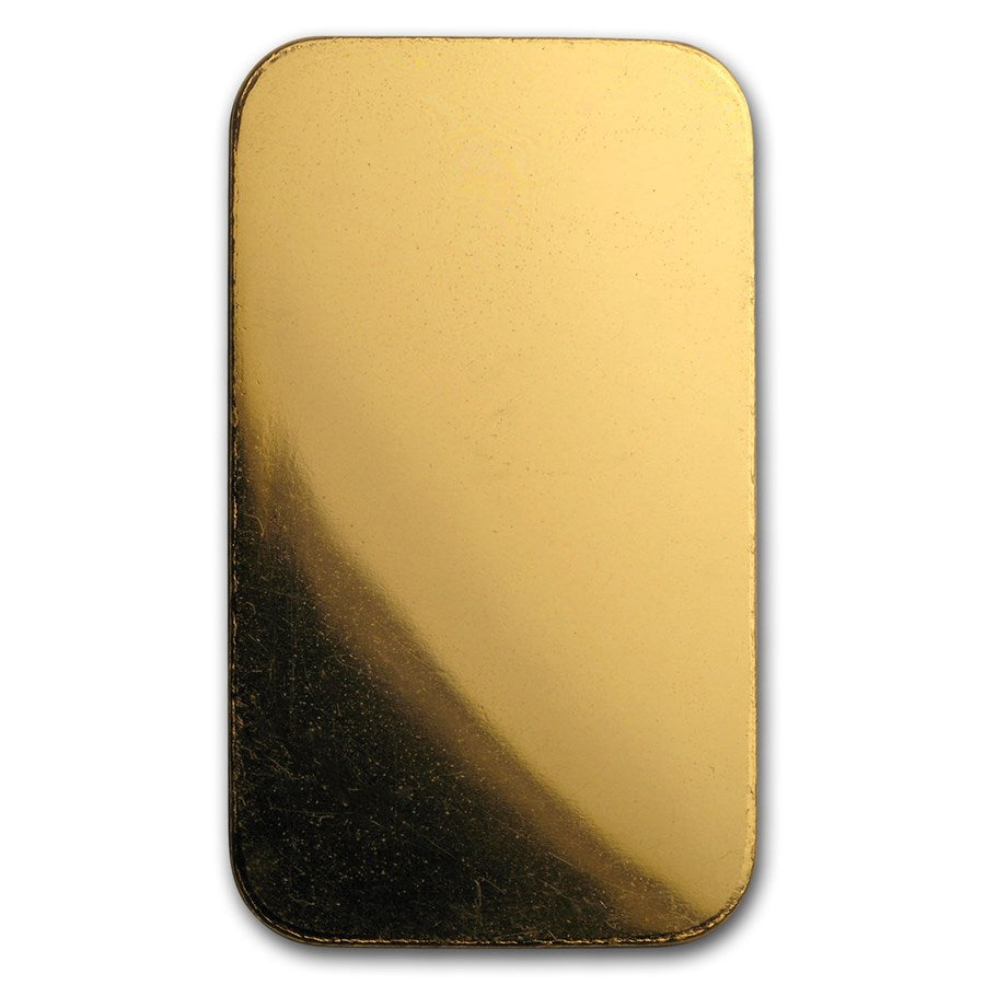 1 oz Gold Bar - Argor-Heraeus (w/Plain Back, In Assay) image 3