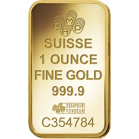 1 oz PAMP Suisse Gold Bar (Open) image 2