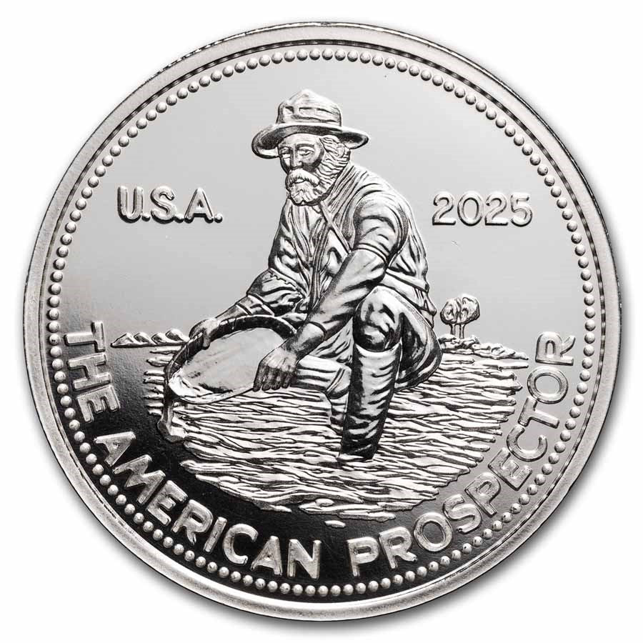 2025 1 oz Silver Round - Engelhard Prospector image 0