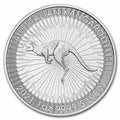 1 Oz Silver Australia Kangaroo 2021 BU image 0