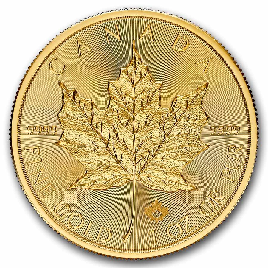 2026 Canada 1 oz Gold Maple Leaf BU image 0