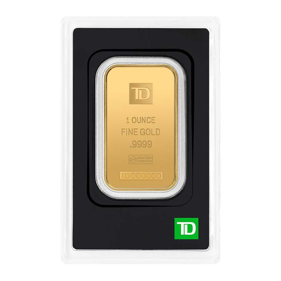 1 oz TD Bank Gold Bar image 3