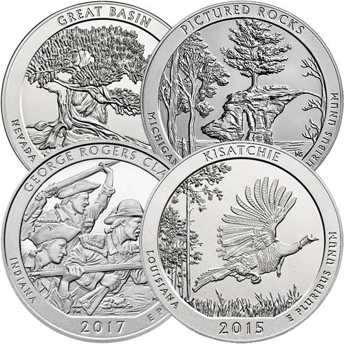 5 oz America the Beautiful Silver Coins (ATB) (Various Designs) image 0