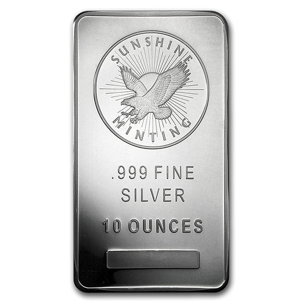 10 Oz Sunshine Mint Silver Bar (Open) image 0
