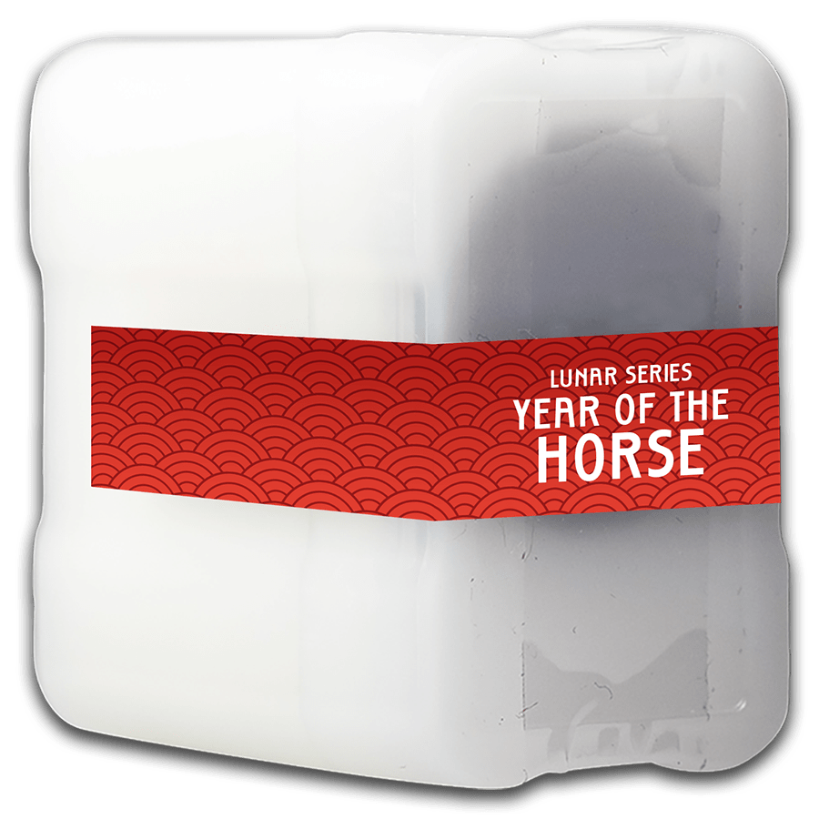 1 Oz PAMP Year of the Horse Silver Bar 2026 image 2