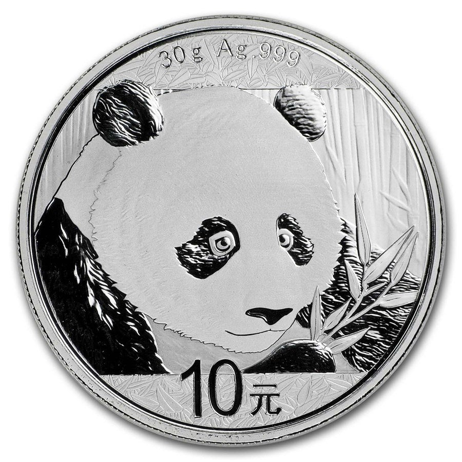 30 gram Pure Silver Chinese Panda 2018 image 0